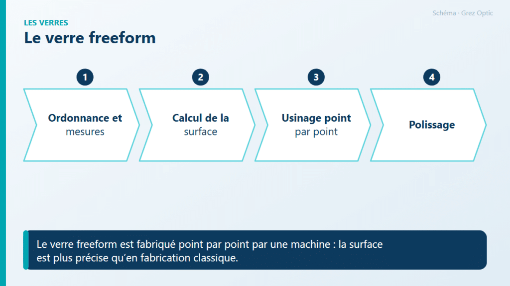 Schéma : Le verre freeform